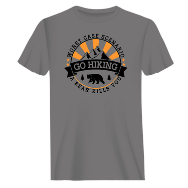 Hiking Worst Case Scenario T-Shirt for Men
